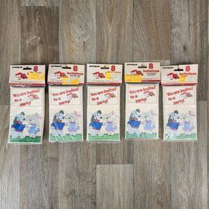VTG 1986 Pound Puppies Party Invitations w/Envelopes New Sealed‎ Set Of 5 Packs